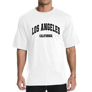 California Graphic Tee Mens Casual Crewneck Shirt